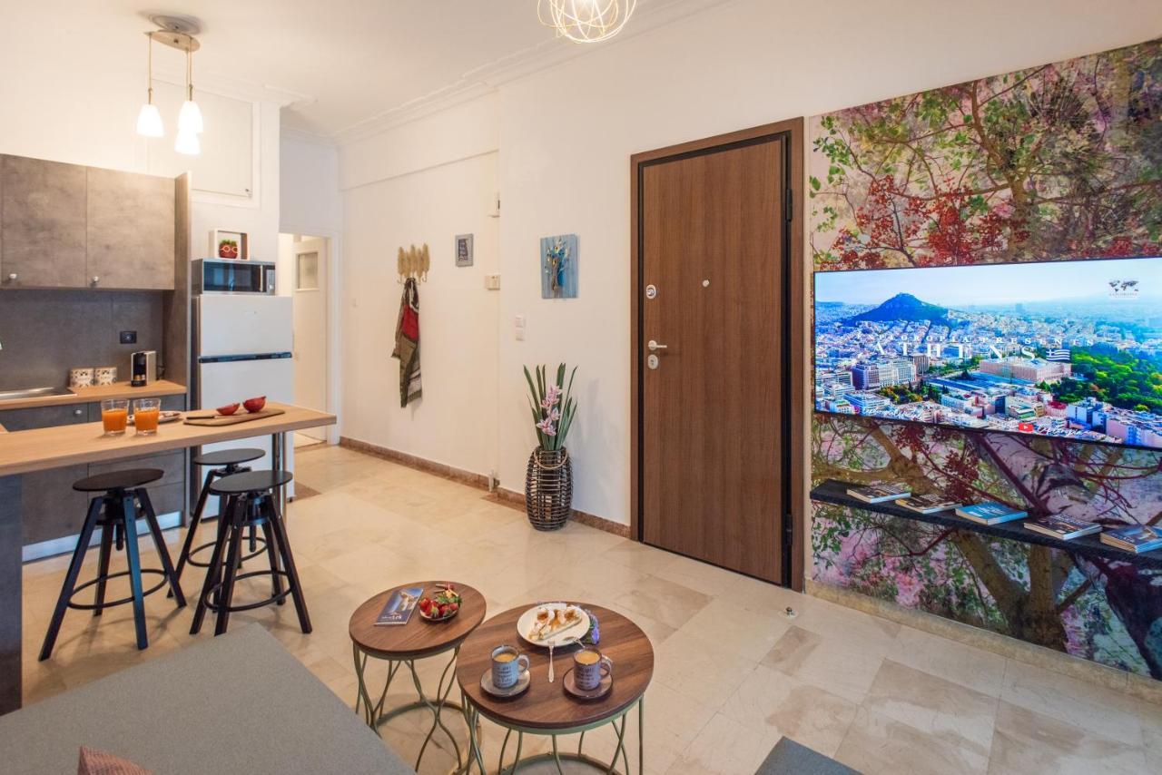 Blue Ark Boho Stay At Acropolis Athen Eksteriør billede