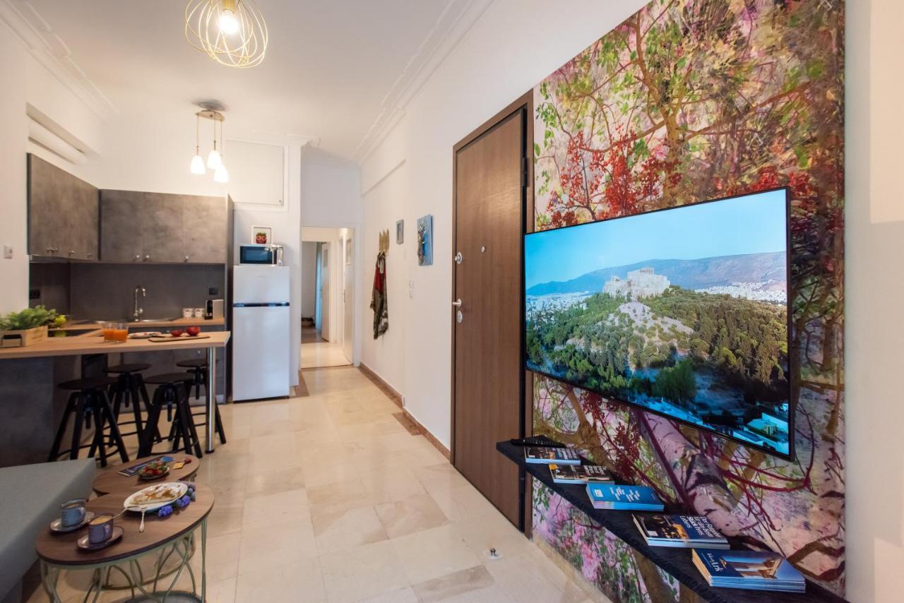 Blue Ark Boho Stay At Acropolis Athen Eksteriør billede